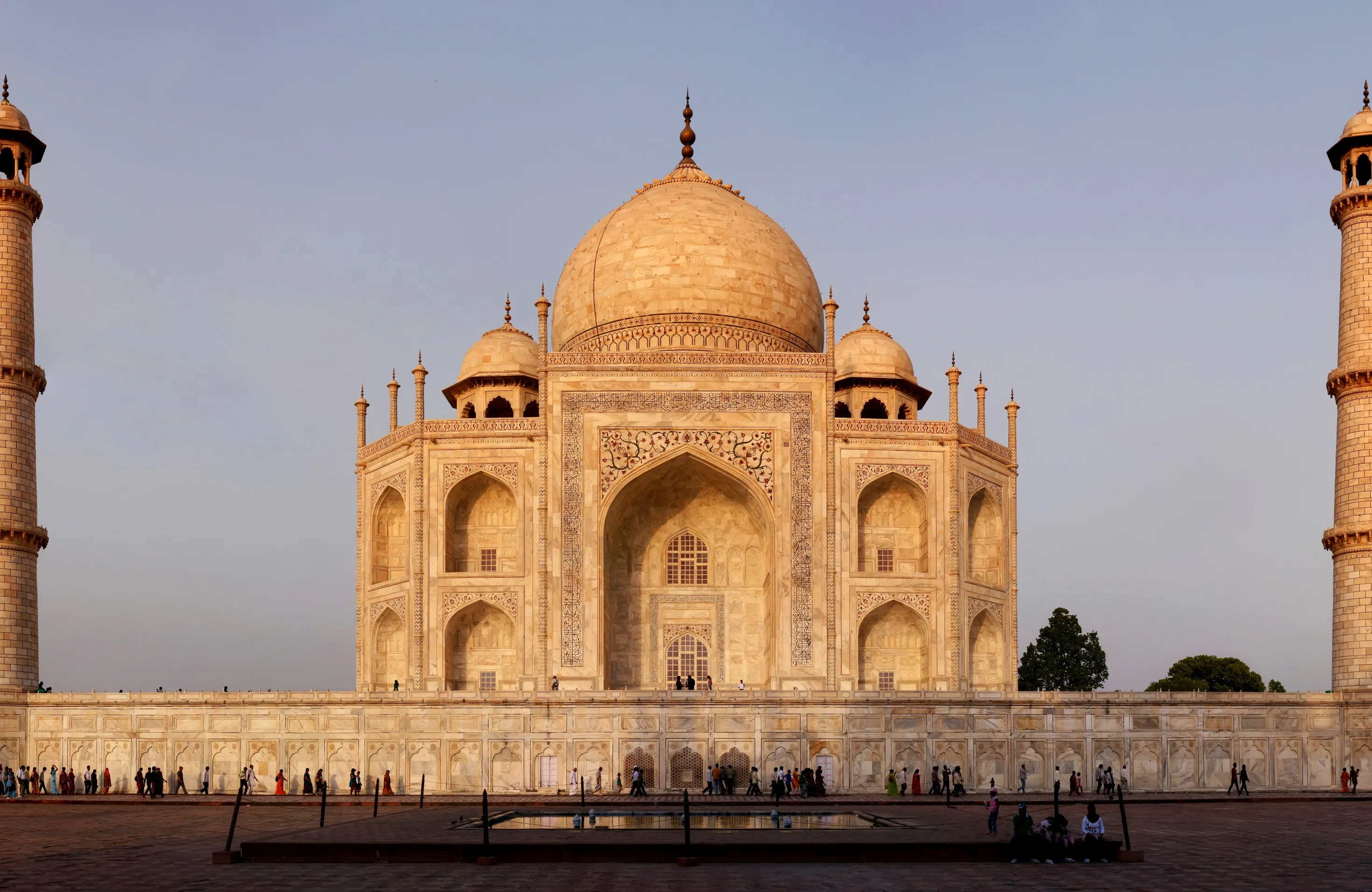 Taj Mahal reflection, Agra