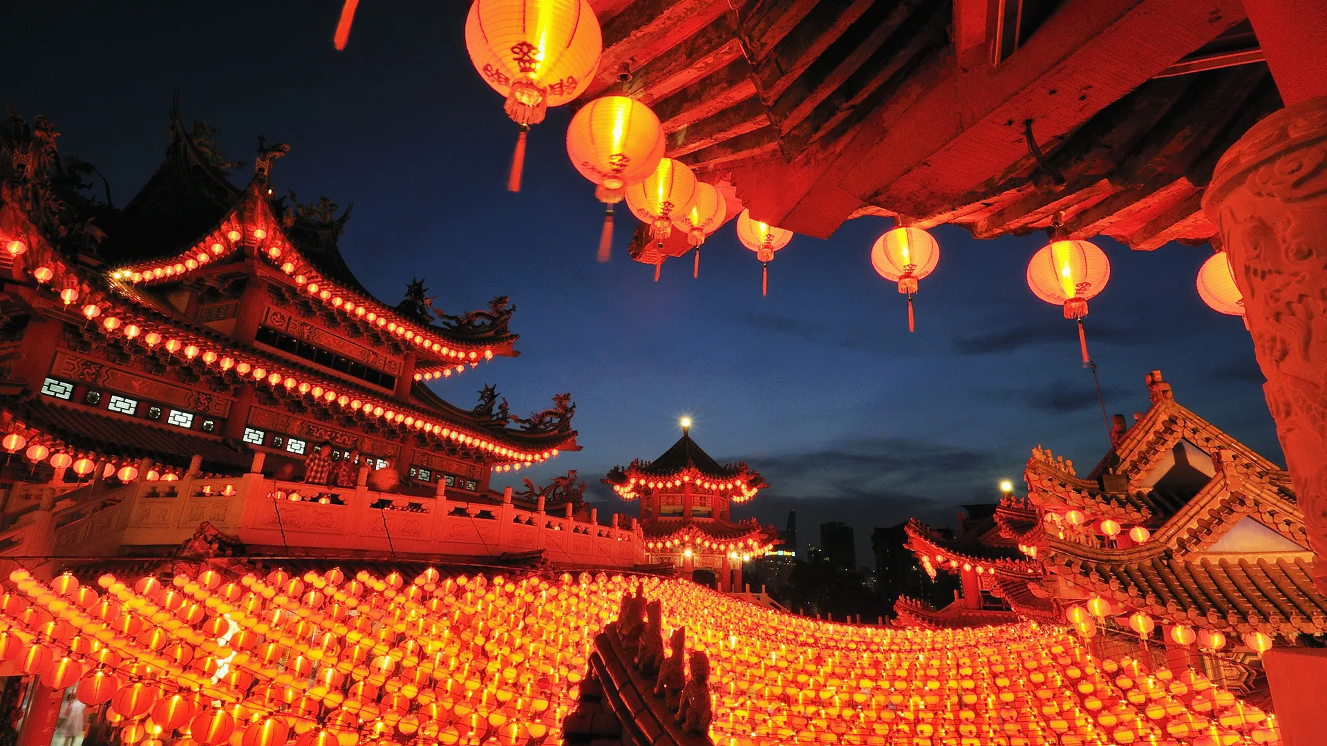 Lanterns at Thean Hou Temple